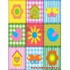 Patchwork Baskılı Bebek Halısı